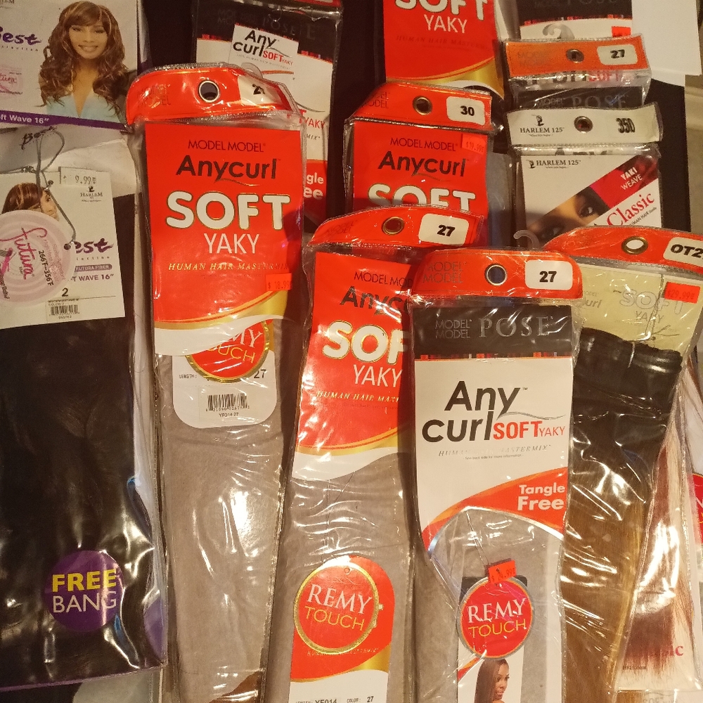 Model Model hair for weaving wig making